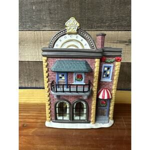 1999 Longrich Ltd Christmas Village Grocery Store